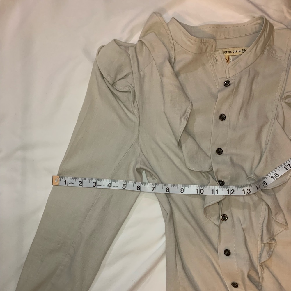 French Connection Ruffle Button Down - Picture 14 of 15
